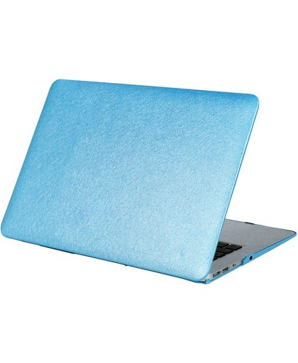 Mobigear Hard Case Silk Texture Blauw voor Apple MacBook Air 11 inch