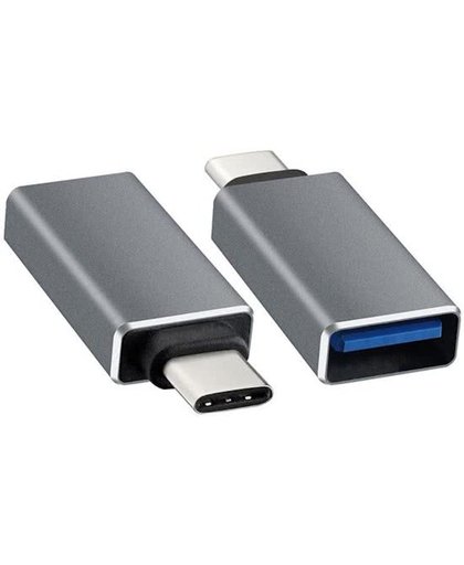 DrPhone - USB-C naar USB-A adapter  OTG Converter USB 3.0 geschikt voor Ultrabook HP Spectre / Lenovo Yoga / Surface Book 2 / Dell XPS / Acer Swift / Asus Vivobook / Zenbook