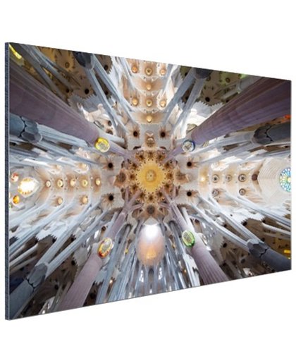 Sagrada Familia details Aluminium 180x120 cm - Foto print op Aluminium (metaal wanddecoratie)