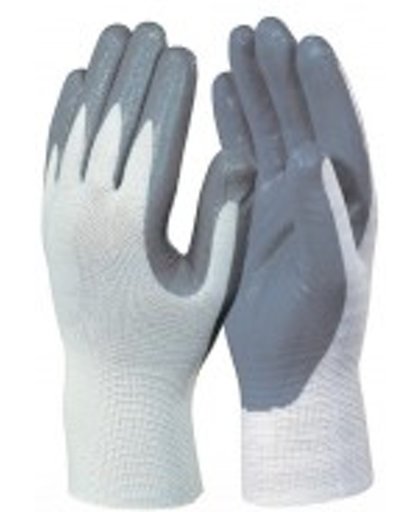 Latex Werkhandschoen M 11'- XXL Polyester/Katoen Liner, antislip coating 1,7mm, Hoge scheur en schuu