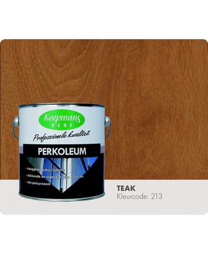 Koopmans Perkoleum - Transparant - 2,5 liter - Teak