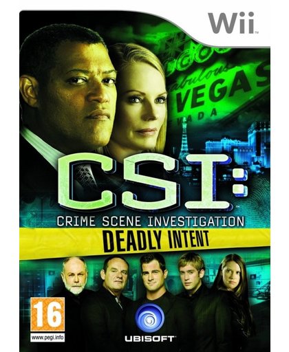 CSI Crime Scene Investigation Deadly Intent