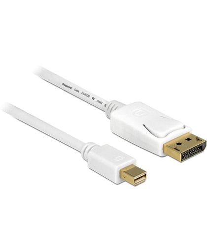 DeLOCK 83483 3m Mini DisplayPort DisplayPort Wit DisplayPort kabel