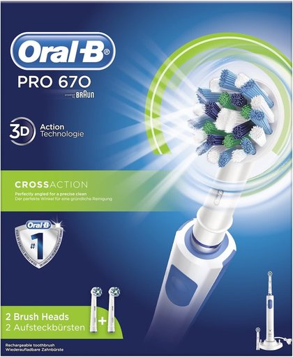 Oral-B elektricsche tandenborstel PRO 670 CrossAction