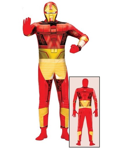 Superheld metalen man kostuum voor volwassenen - verkleedpak L (52-54)