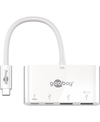 Goobay USB-C naar 2x USB-A + 2x USB-C PD 20V/5A hub - 0,15 meter