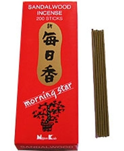 Nippon Kodo Wierook Morning Star sandelhout (200 sticks)