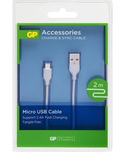 GP CB22 laad-& sync-kabel micro USB 2m