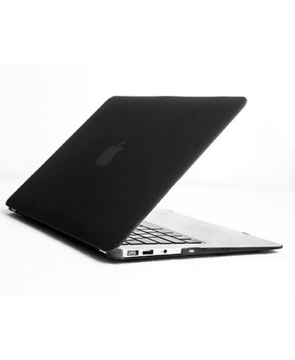 ENKAY Matte PC Protective Shell  + Anti-dust Plugs voor MacBook Air 13.3" | Zwart