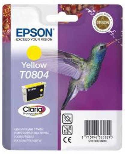 Epson inktpatroon Yellow T0804 Claria Photographic Ink