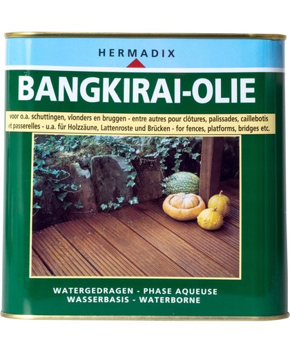 Hermadix Bangkirai-Olie - 2,5 liter