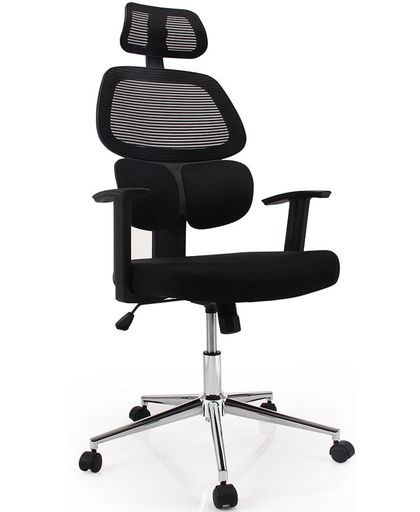 Ergonomische bureaustoel, stoel, zwart
