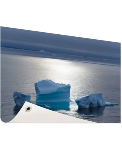 FotoCadeau.nl - Drijvend ijs Noordpool Tuinposter 120x80 cm - Foto op Tuinposter (tuin decoratie)