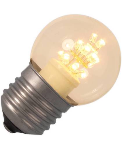 Calex Pearl E27 LED Kogellamp 0.85W=9W Flame 2100K 230VAC 360° 474348