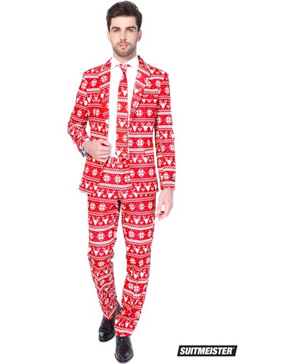 Suitmeister Christmas Red Nordic- Kostuum - Maat - 2XL