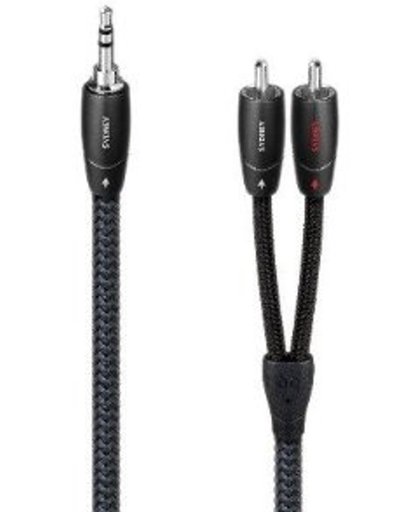 AudioQuest 5m Sydney 3.5mm - 2xRCA 5m 3.5mm 2 x RCA Zwart audio kabel