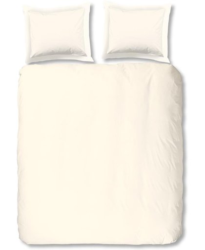 Emotion Dekbedovertrek Unicolor dekbedovertrek voor volwassenen - lits jumeaux - 240x200/220 cm - ecru