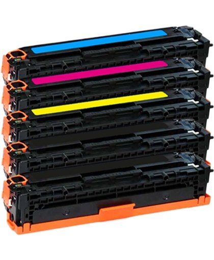 Tito-Express PlatinumSerie 5 Toner XL PlatinumSerie voor HP CF210X CF211A CF212A CF213A Laserjet Pro 200 Color M251N 200 Color M251NW 200 Color M276N 200 Color M276NW