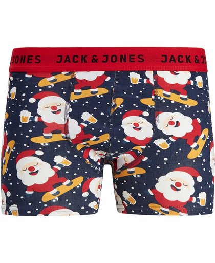 Jack & Jones - Heren Giftbox Sokken & Boxershort Kerstman Skateboard - M