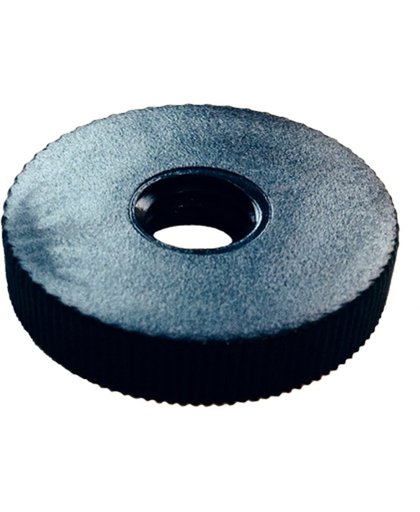 Steldop zwart diameters 3 cm 0,5 cm (M10)