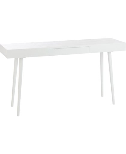 Duverger Tight white -Sidetable - wit - hout - 1 lade - 150x40x80cm