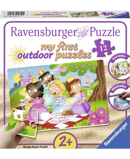 Ravensburger Zoete prinsessen plastic puzzle - 12 stukjes - kinderpuzzel