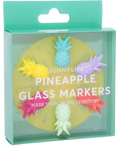 Glas markers Ananas - Sunnylife