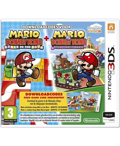 Mario & Donkey Kong (Mini's on the Move / Mini's March Again) (Download Code)