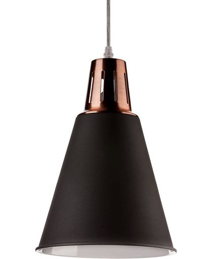 V-TAC Moderne Cone - Hanglamp - Draadlamp - 1 Lichts - Ø22cm - Zwart