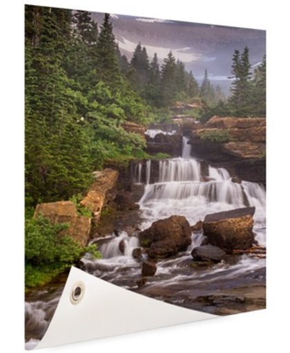 FotoCadeau.nl - Lunch Creek watervallen Amerika Tuinposter 40x60 cm - Foto op Tuinposter (tuin decoratie)