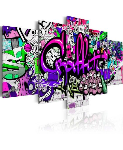 Schilderij - Graffiti