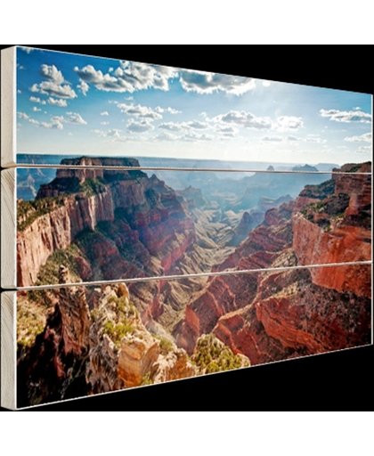 FotoCadeau.nl - Grand Canyon Cape Royal  Hout 60x40 cm - Foto print op Hout (Wanddecoratie)