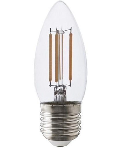 Calex kaarslamp LED filament helder 3,5W (vervangt 35W) grote fitting E27