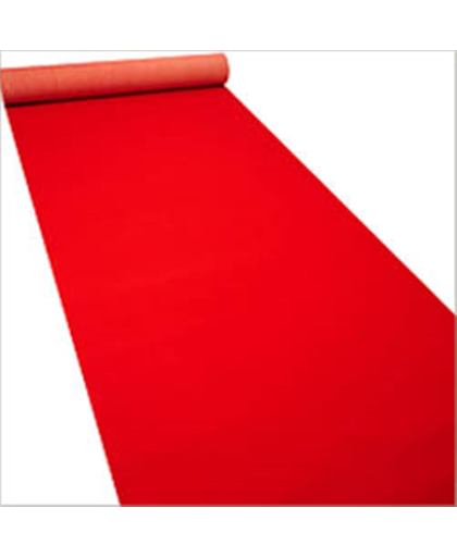 Rode loper - tapijtloper - 1 m x 20 m