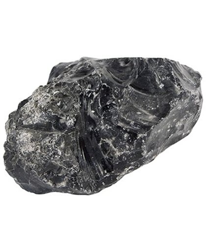 Obsidiaan zwart Mexico, ruwe brokjes - 40-60 gr. - 40-60 gr.