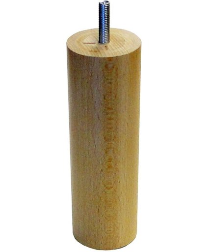 Ronde houten meubelpoot 16 cm (M8)