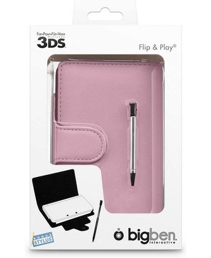 Big Ben Flip and Play Case 3DSFLIPNPLAY (Roze)