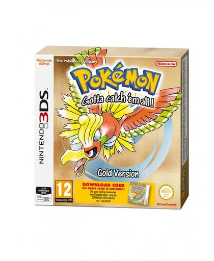 Pokemon Gold 3DS (Boxed Download Code)