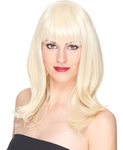Luxe blonde pruik voor dames - 170 gr - Verkleedpruik - One size