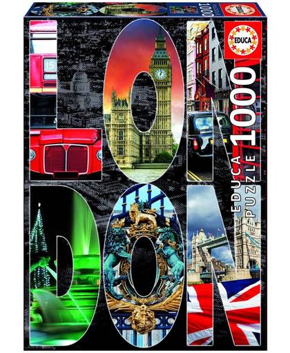 Educa Collage van Londen puzzel van 1000 stukjes