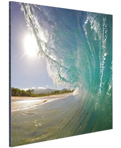 FotoCadeau.nl - Golven Oceanie  Aluminium 20x30 cm - Foto print op Aluminium (metaal wanddecoratie)