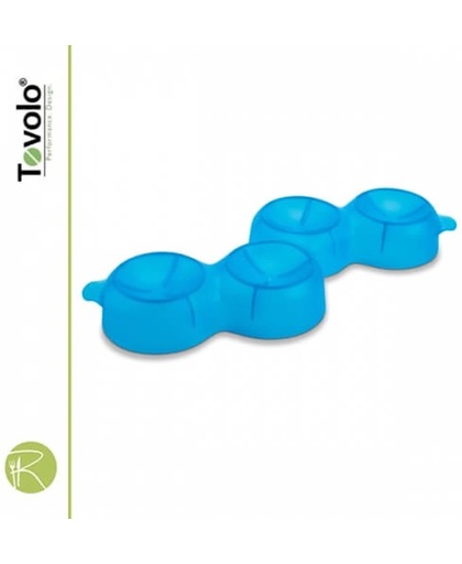 Ijsblokjesmakers - Tovolo - stapelbaar ice blue - set van 2