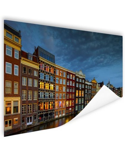 FotoCadeau.nl - Pakhuizen bij stormachtige hemel Poster 150x75 cm - Foto print op Poster (wanddecoratie)