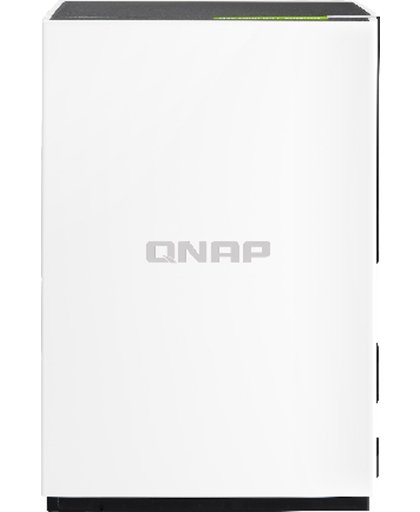 QNAP TS-228 data-opslag-server Ethernet LAN Mini Toren Zwart, Wit NAS