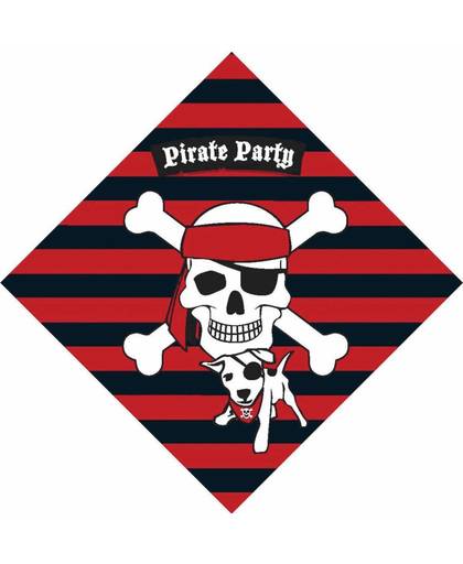 Piraten Servetten Party 20 stuks