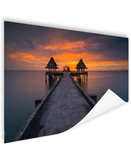 FotoCadeau.nl - Sunset in Thailand foto afdruk Poster 60x40 cm - Foto print op Poster (wanddecoratie)