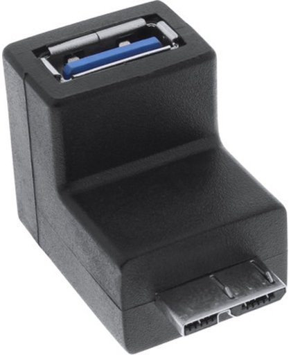 InLine USB 3.0 USB A Micro-USB B Zwart kabeladapter/verloopstukje