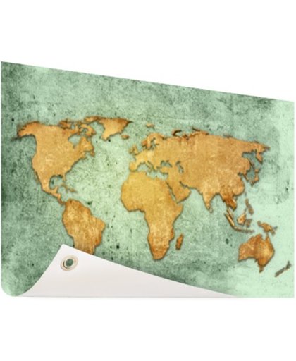 Wereldkaart texturen en achtergronden Tuinposter 120x80