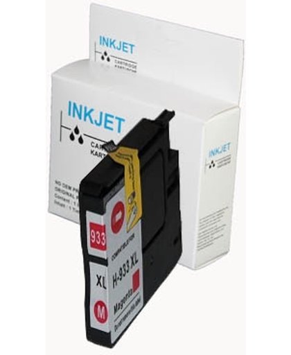 Toners-kopen.nl HP-933XL HP 933XL CN055AE#BGX  Verpakking : wit Label  alternatief - compatible inkt cartridge voor Hp 933Xl magenta Officejet 6600  wit Label