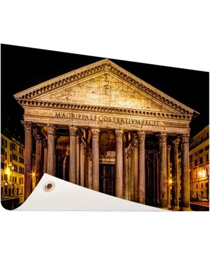 FotoCadeau.nl - Pantheon Rome in de nacht Tuinposter 200x100 cm - Foto op Tuinposter (tuin decoratie)